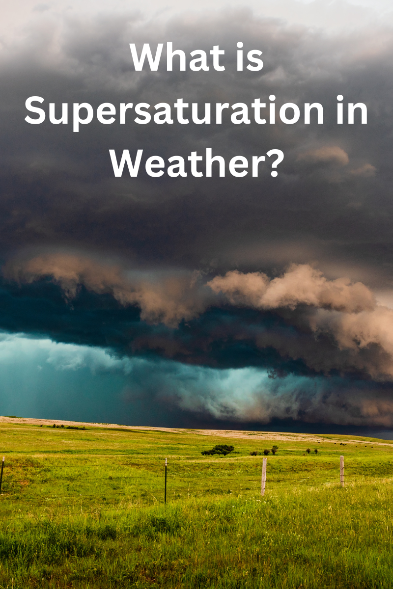 What is Supersaturation in Weather?